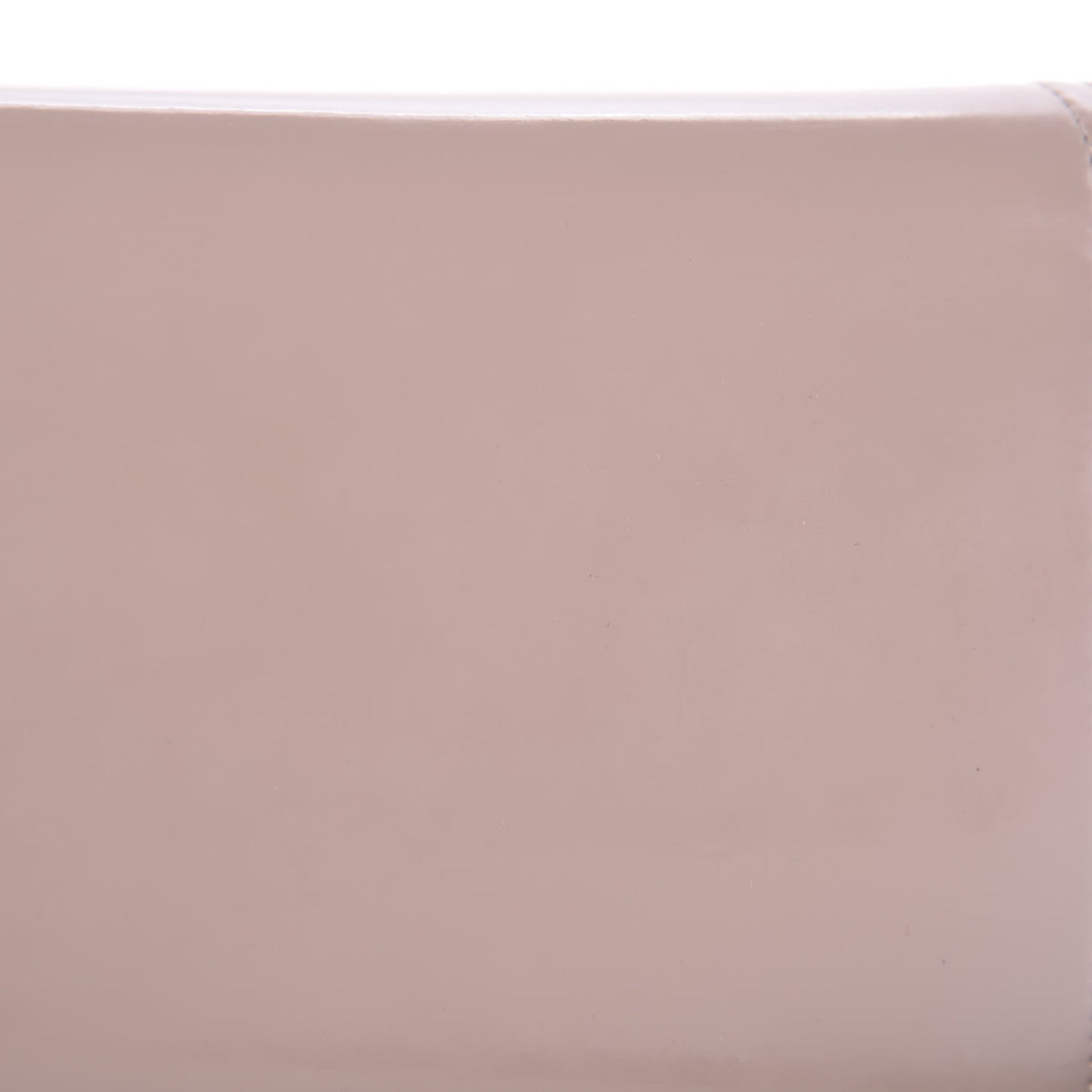 Vinyl Lipstick Wallet On Chain WOC Beige