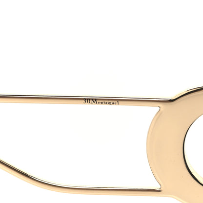 Christian Dior Rectangular 30 Montaigne 1 Sunglasses Black Gold 6 of 9