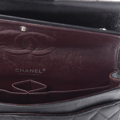 Chanel Caviar Quilted Medium Double Flap Black 14 of 23