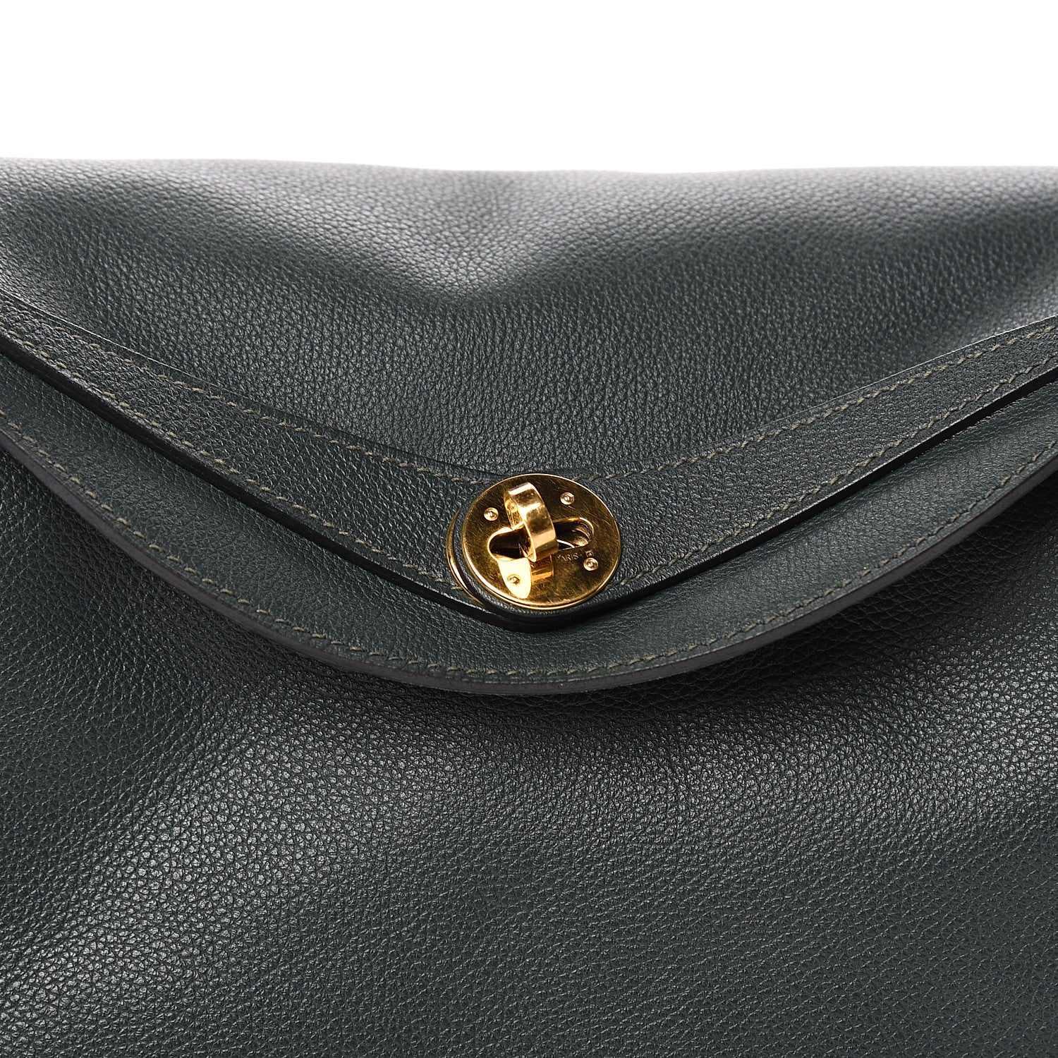 Hermes Evercolor Lindy 30 Vert Titien 11 of 11