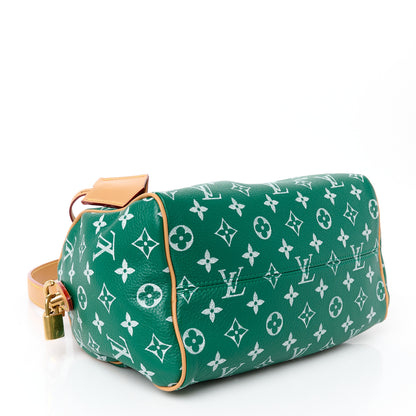 Louis Vuitton Calfskin Monogram Speedy P9 Bandouliere 25 Green 5 of 13