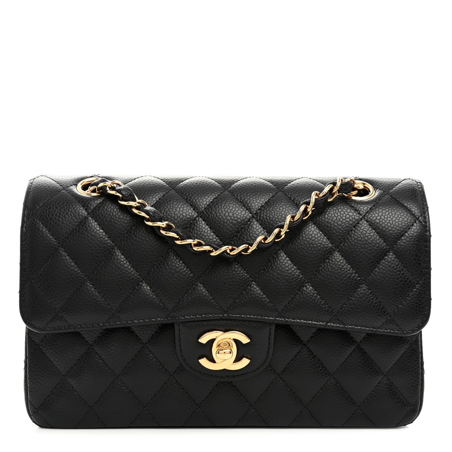 Chanel Caviar Quilted Small Double Flap Black 1 of 10
