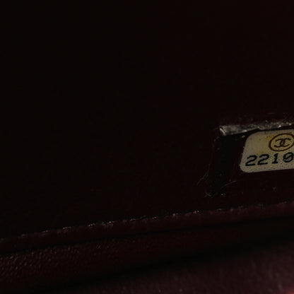 Chanel Shiny Goatskin Diagonal Quilted Small Flap Red 7 of 10