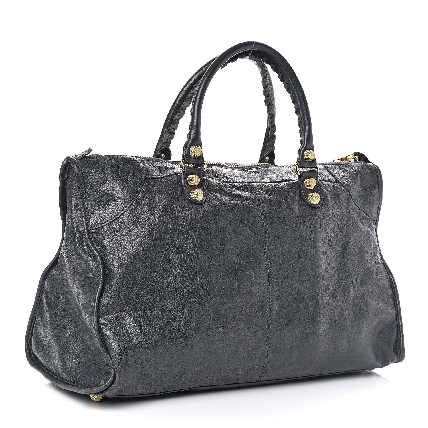 Balenciaga Agneau Giant 12 Gold Hardware Work Anthracite 3 of 14