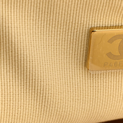 Chanel Braided Raffia Coco Beach Flap Beige 6 of 10