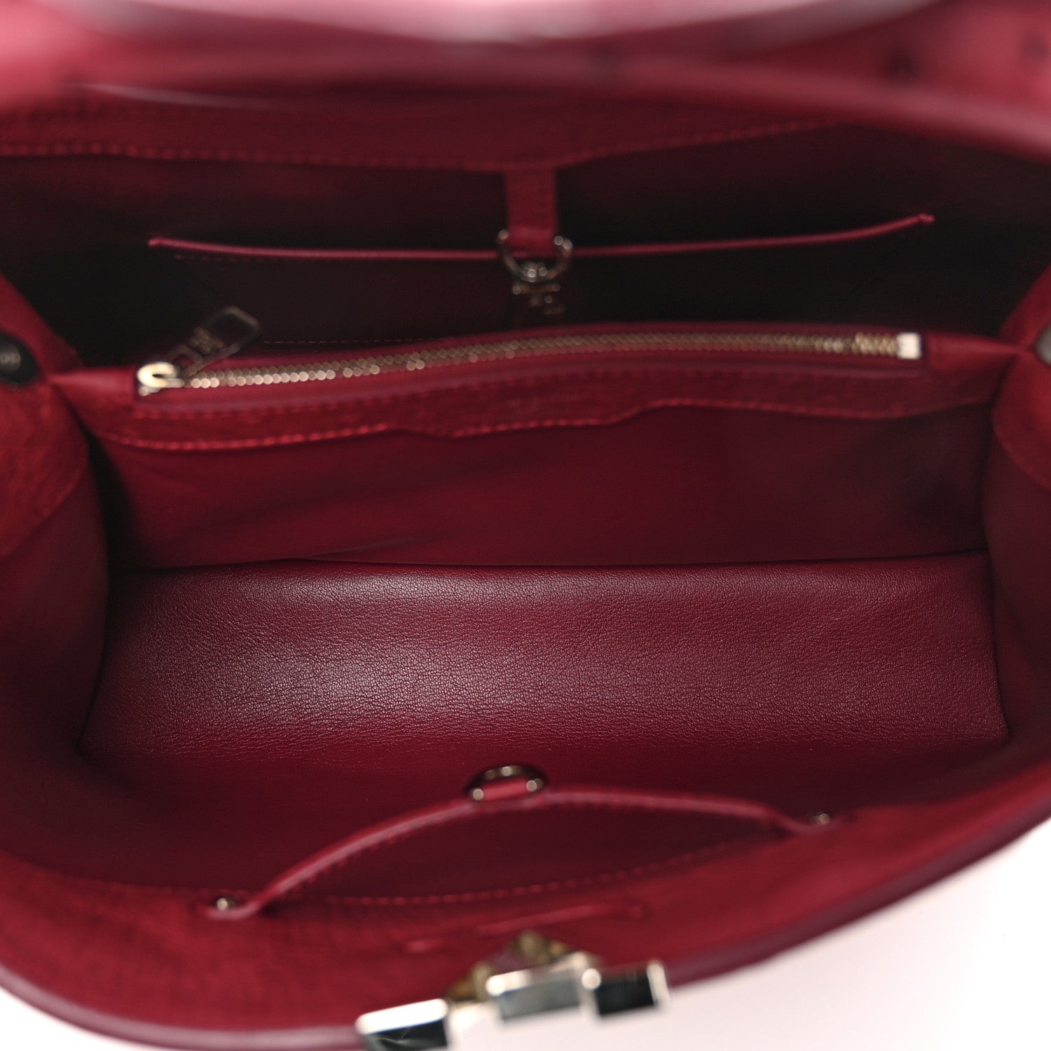 Louis Vuitton Ostrich Capucines MM Fuchsia 5 of 11