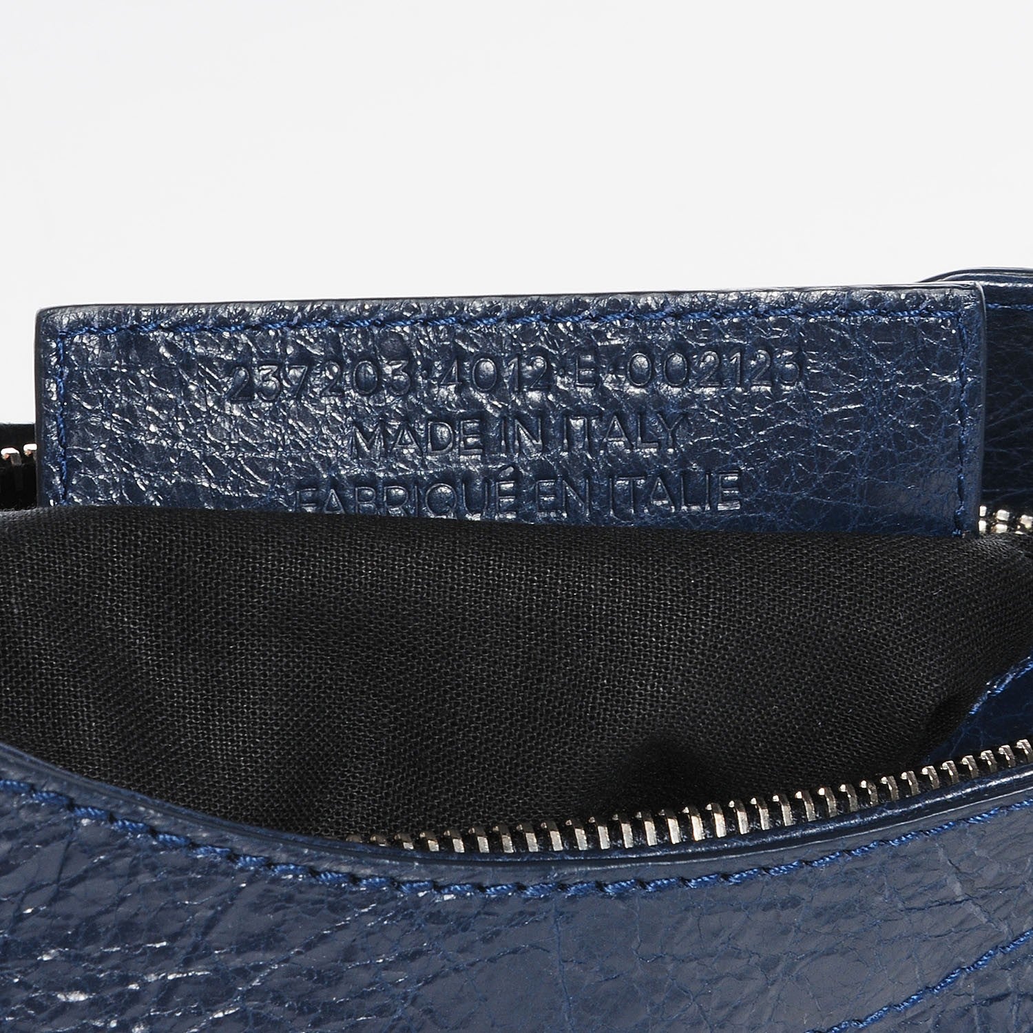 Balenciaga Agneau Giant 12 Silver Hardware Hip Bleu Obscur 9 of 10