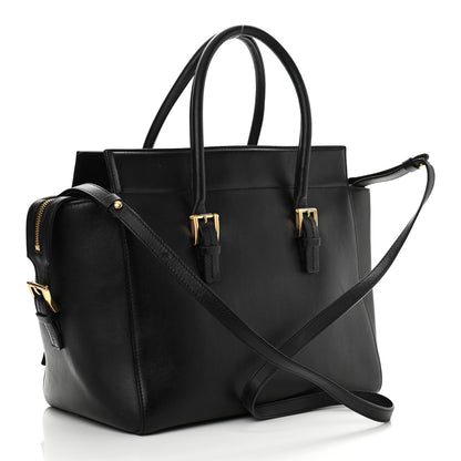 Versace Vitello Calfskin Signature Tote Black 3 of 12