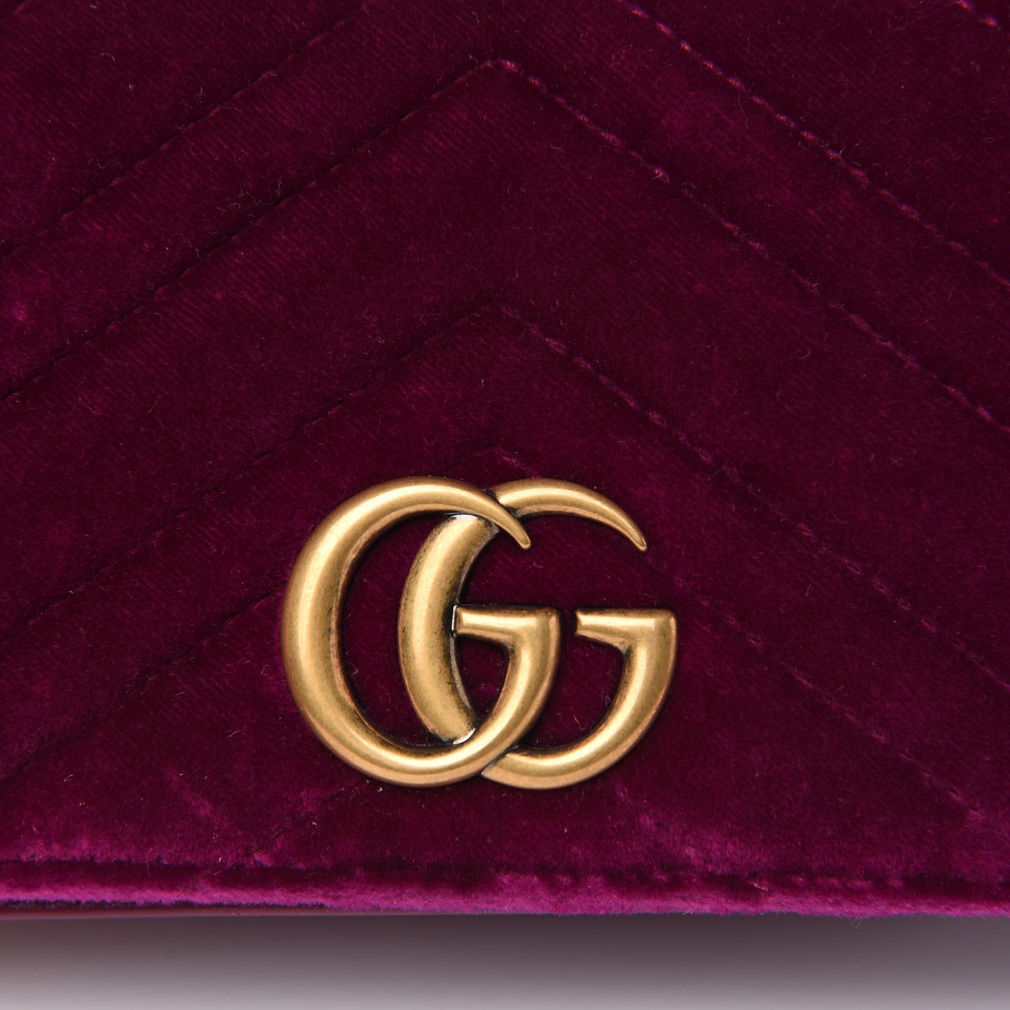 Velvet Matelasse GG Marmont Mini Bag Fuchsia Violet Cyclamen