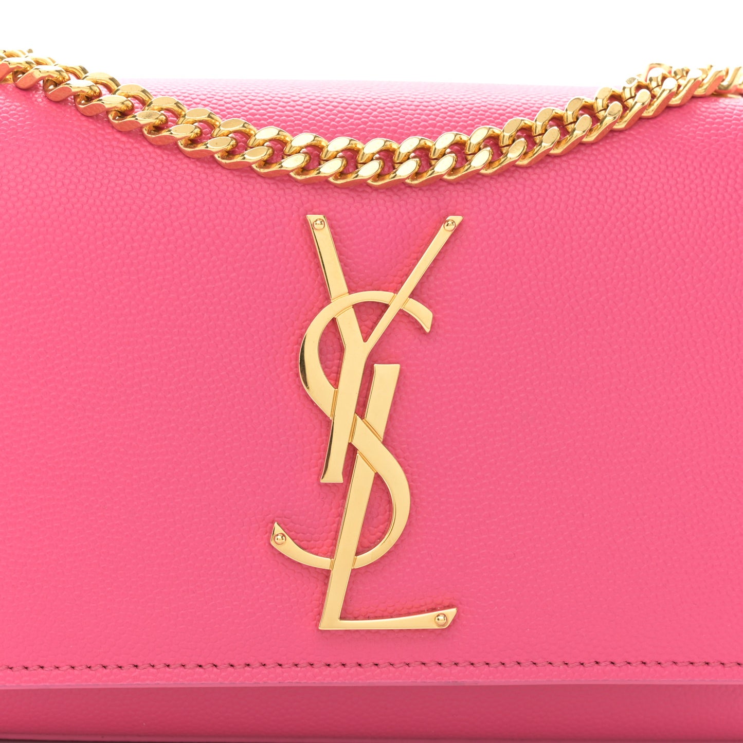 Grain De Poudre Small Monogram Kate Satchel Bubblegum
