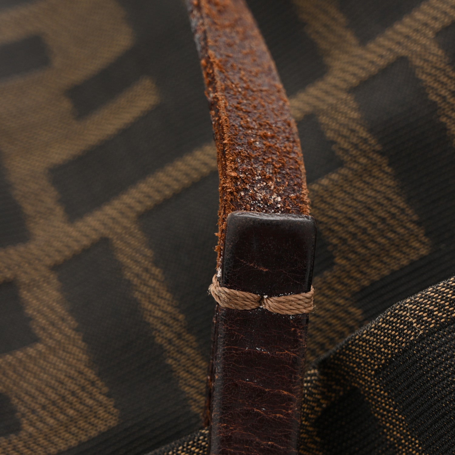 Fendi Zucca Shoulder Bag Tobacco 12 of 15