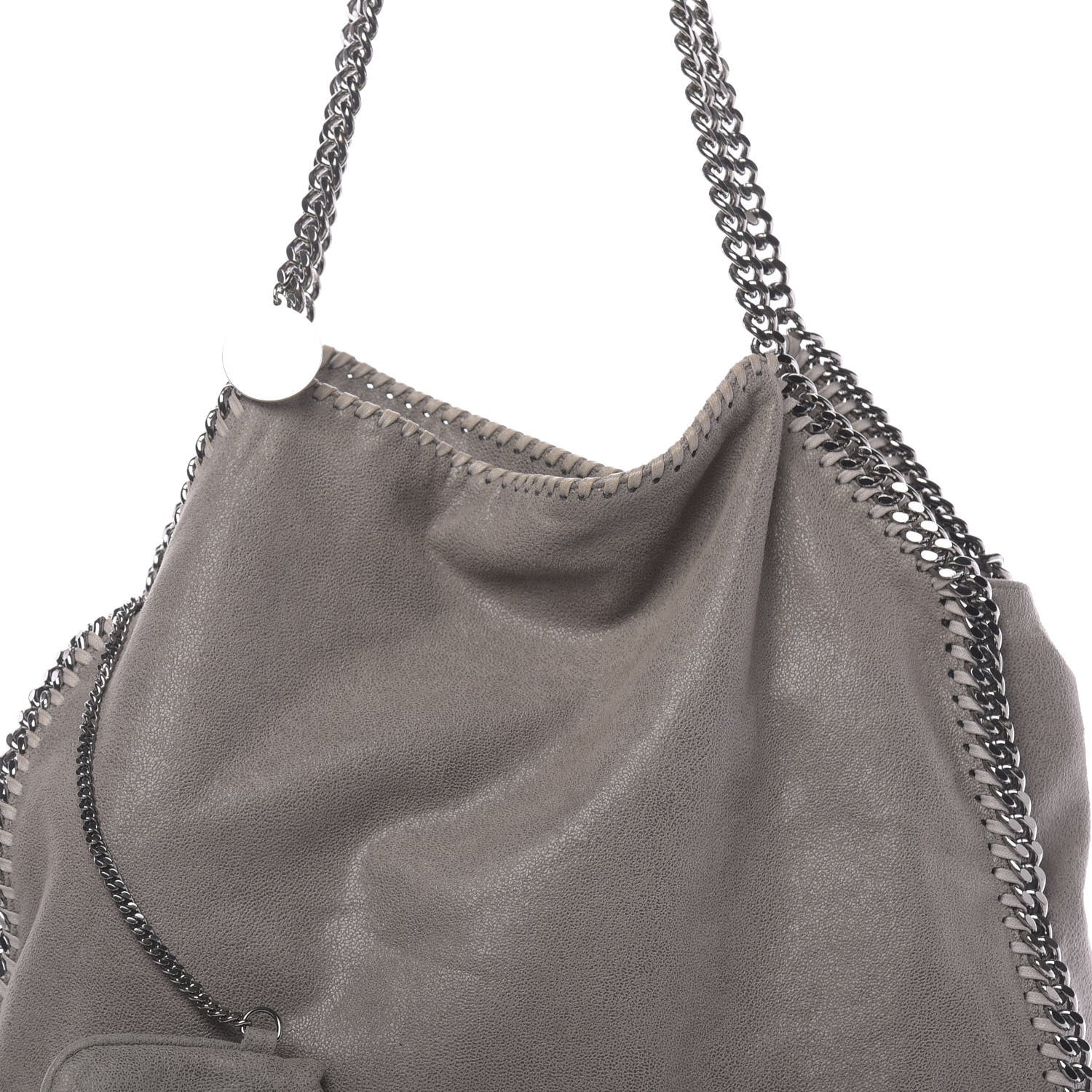Stella McCartney Shaggy Deer Big Falabella Tote Grey 9 of 9