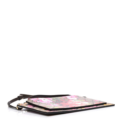 Gucci GG Supreme Monogram Bengal Blooms Shoulder Bag Beige Pink 3 of 5