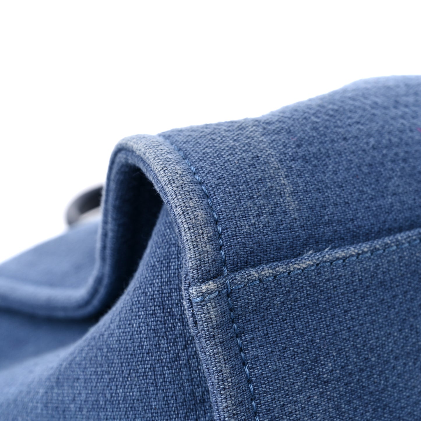 Canvas Medium Deauville Tote Blue