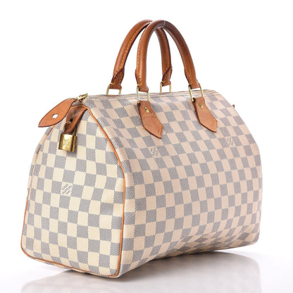 Louis Vuitton Damier Azur Speedy 30 3 of 8