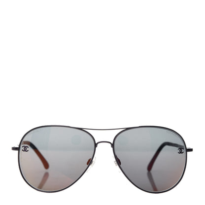 Chanel Aviator CC Sunglasses 4189 T-Q Bordeaux 2 of 8