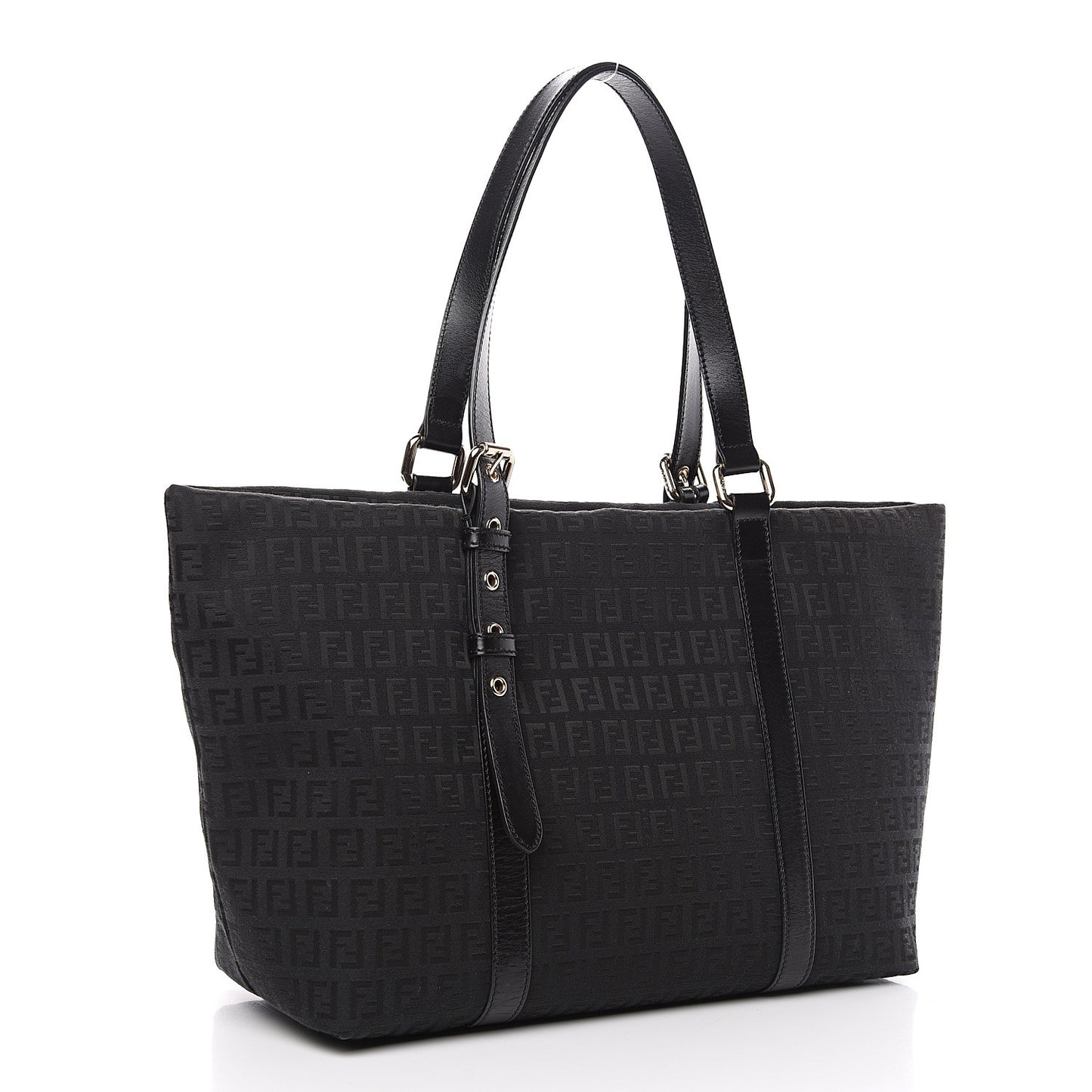 Zucchino Large Charm Shopping Tote Black