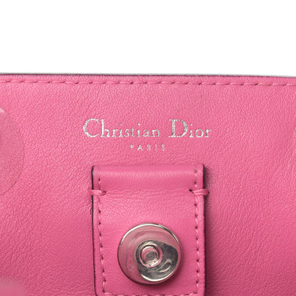 Christian Dior Smooth Calfskin Small Tri-Color Diorissimo Bag Navy Pink 10 of 14
