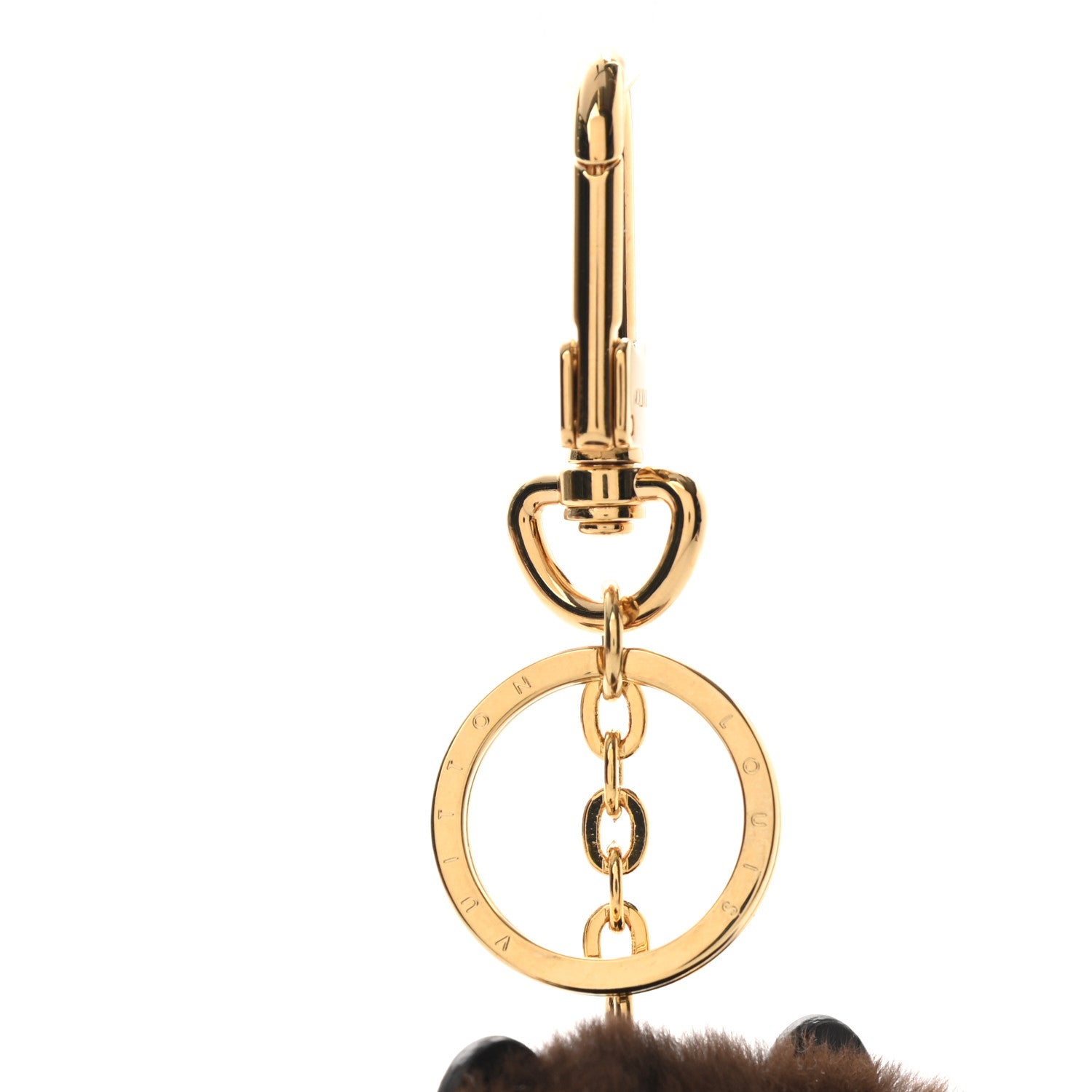 Louis Vuitton Wild Fur Monogram Eye-Trunk Bear Bag Charm 3 of 5