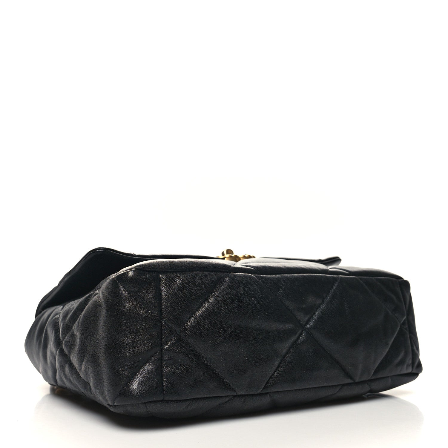 Chanel Lambskin Quilted Large Chanel 19 Flap Black 4 of 11