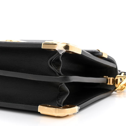 Louis Vuitton Calfskin Nanogram Embossed Dauphine MM Black 9 of 9