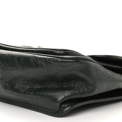 Saint Laurent Crinkled Calfskin Matelasse Monogram Medium Niki Chain Satchel Military Olive 10 of 11