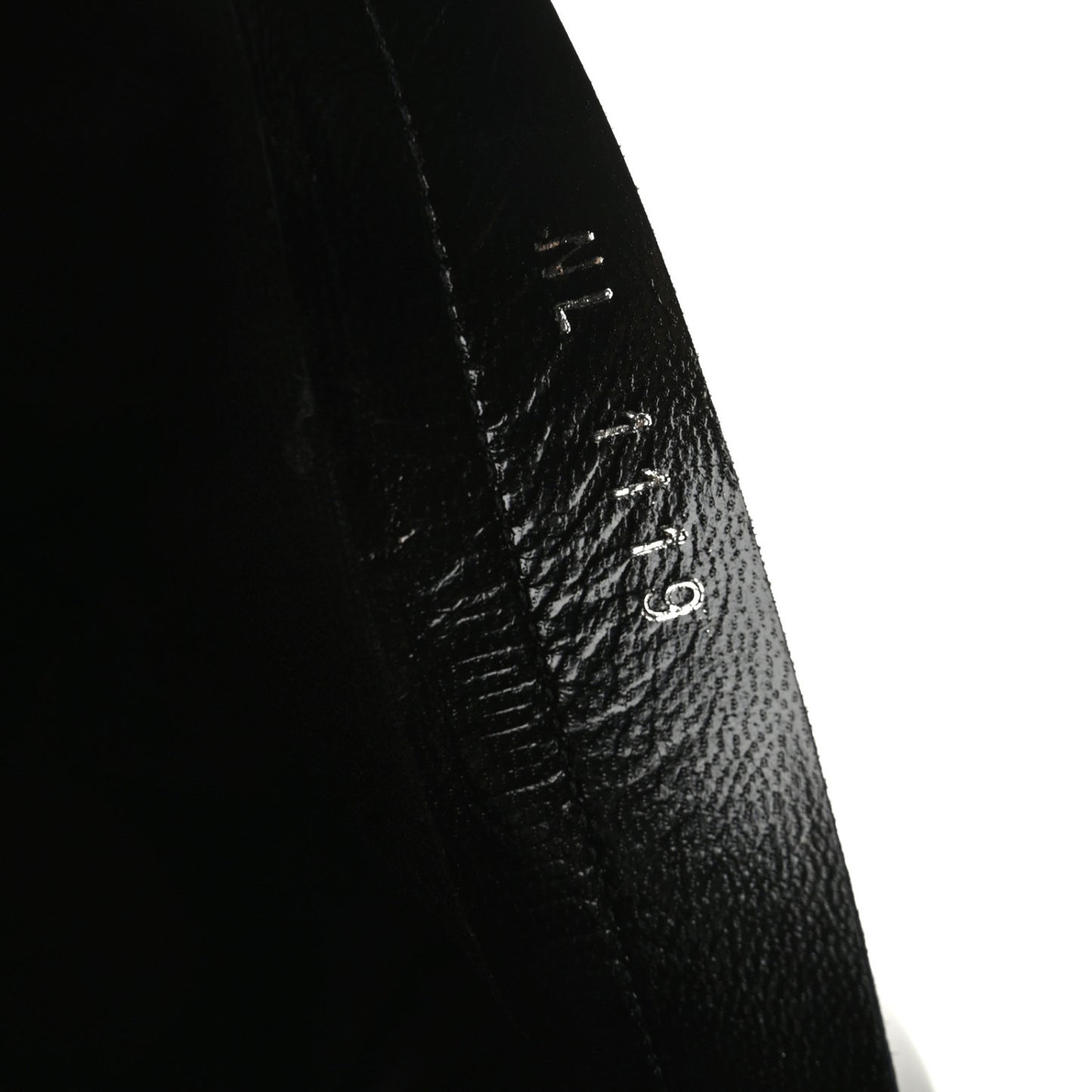 Patent Silhouette Ankle Boots 37.5 Black