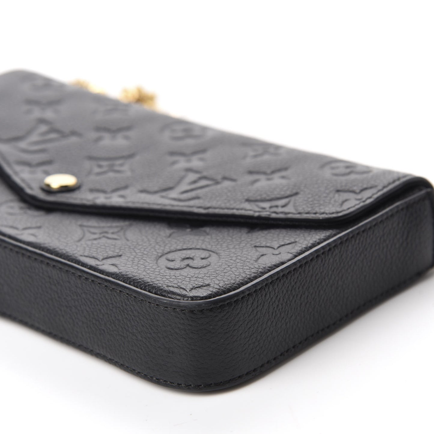 Empreinte Pochette Felicie Chain Wallet Black