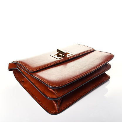Chloe Calfskin Louise Shoulder Bag Brown 5 of 9