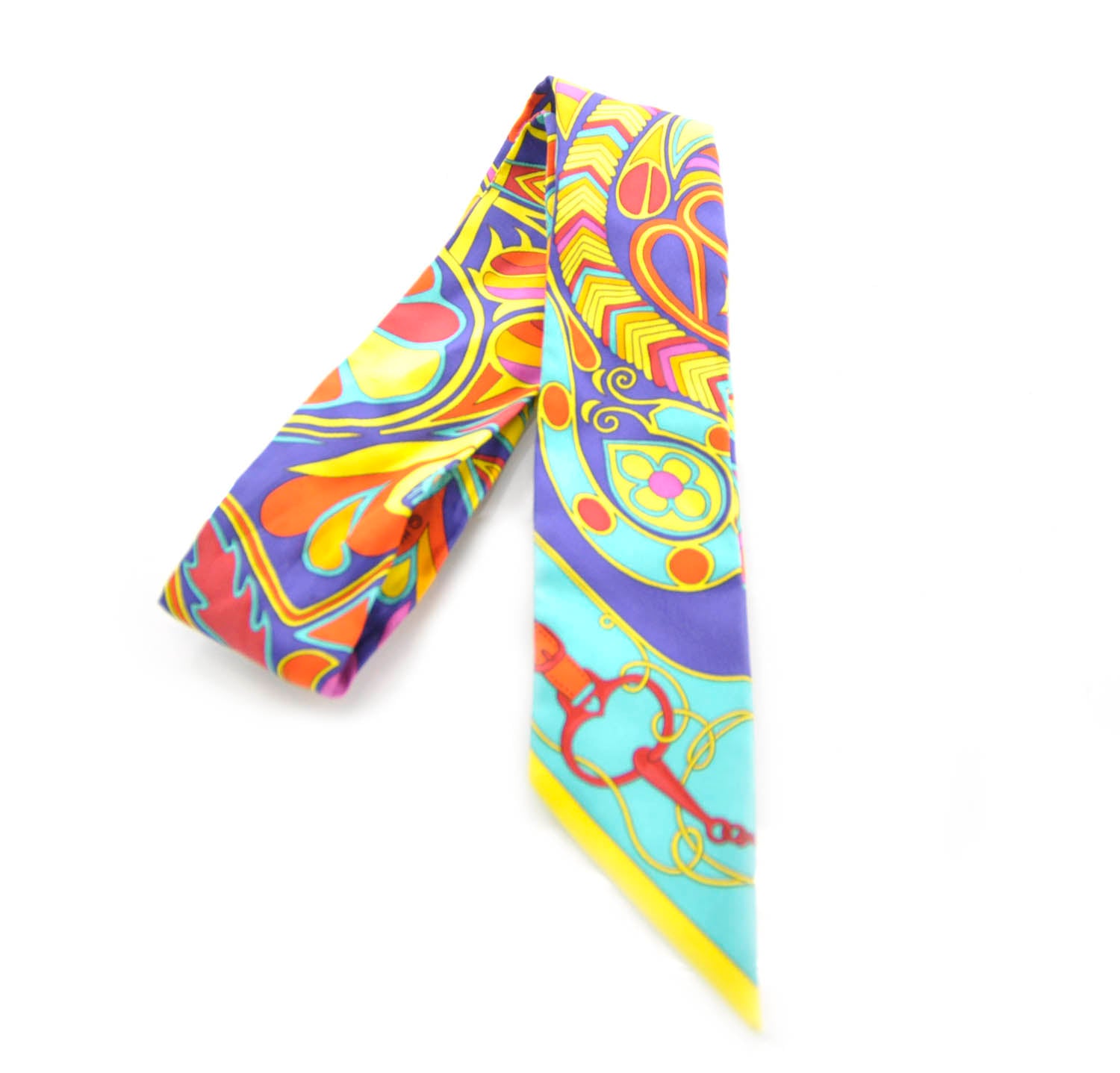 Hermes Twilly Hippie Scarf Silk 1 of 4