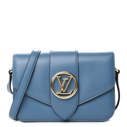 Louis Vuitton Smooth Calfskin LV Pont 9 Bleu Orage 1 of 11