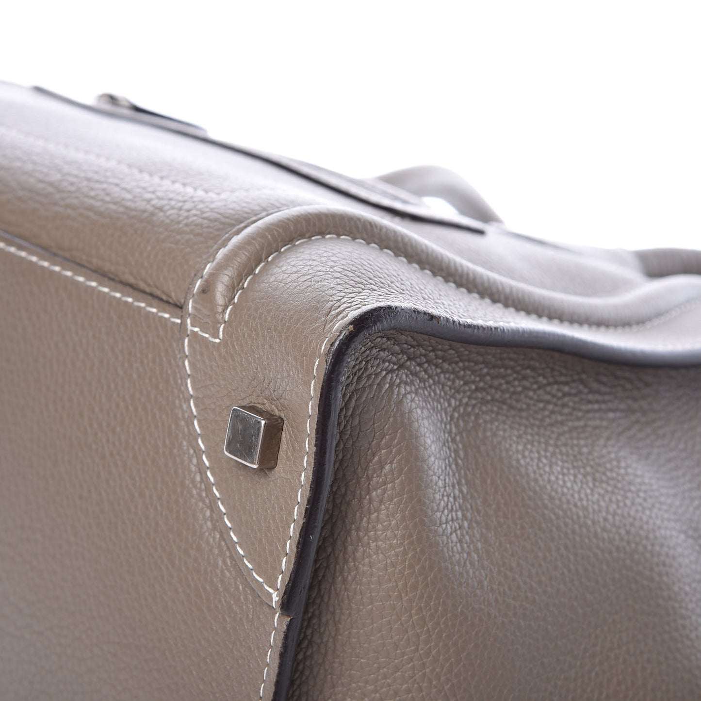 Pebbled Calfskin Mini Luggage Souris