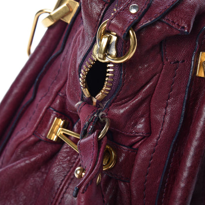 Chloe Calfskin Medium Paraty Dark Red 9 of 13