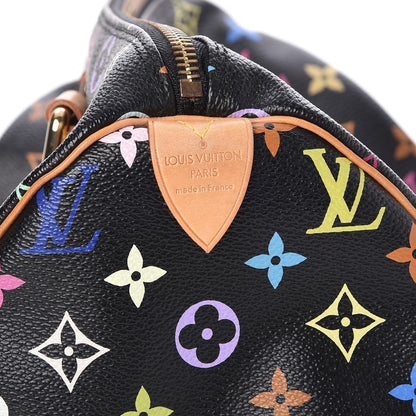Louis Vuitton Monogram Multicolor Speedy 30 Black 5 of 7