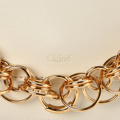Chloe Calfskin Drew Bijou Clutch Natural White 6 of 8