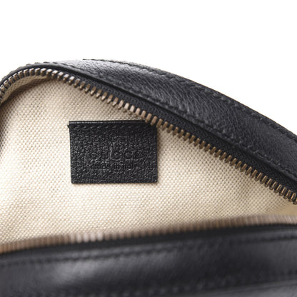 Gucci Velvet Calfskin GG Monogram Round Shoulder Bag Blue Beige 6 of 10
