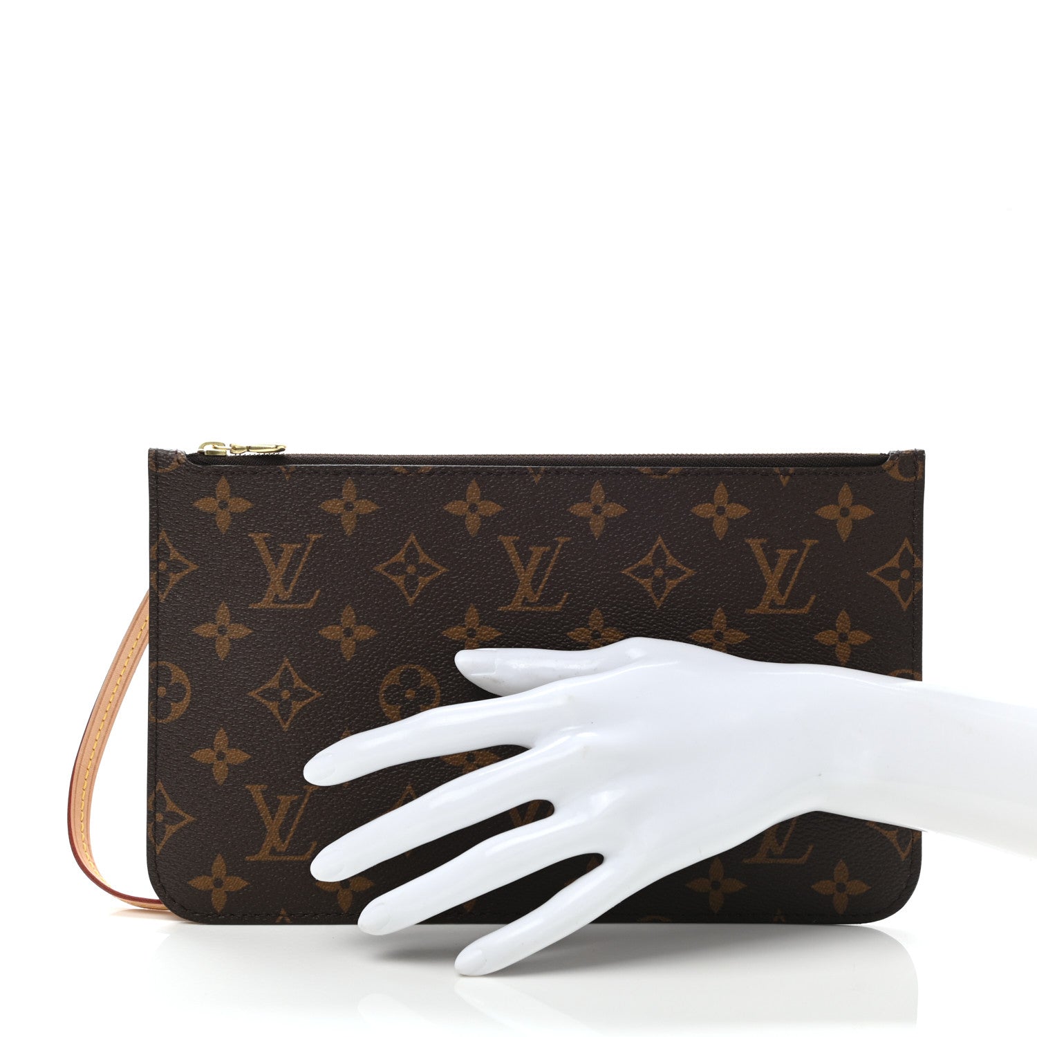 Louis Vuitton Monogram Neverfull MM GM Pochette 2 of 6