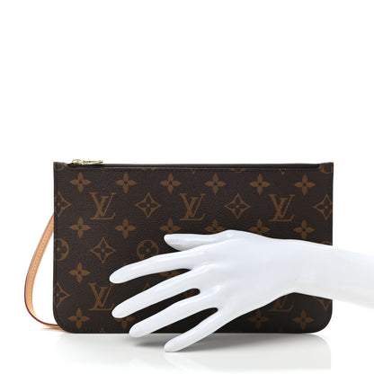 Louis Vuitton Monogram Neverfull MM GM Pochette 2 of 6
