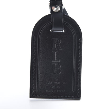 Louis Vuitton Calfskin Luggage Tag Black 4 of 5