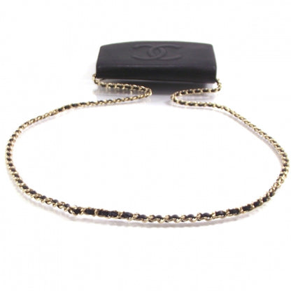Chanel Caviar Wallet on Chain Black 5 of 10