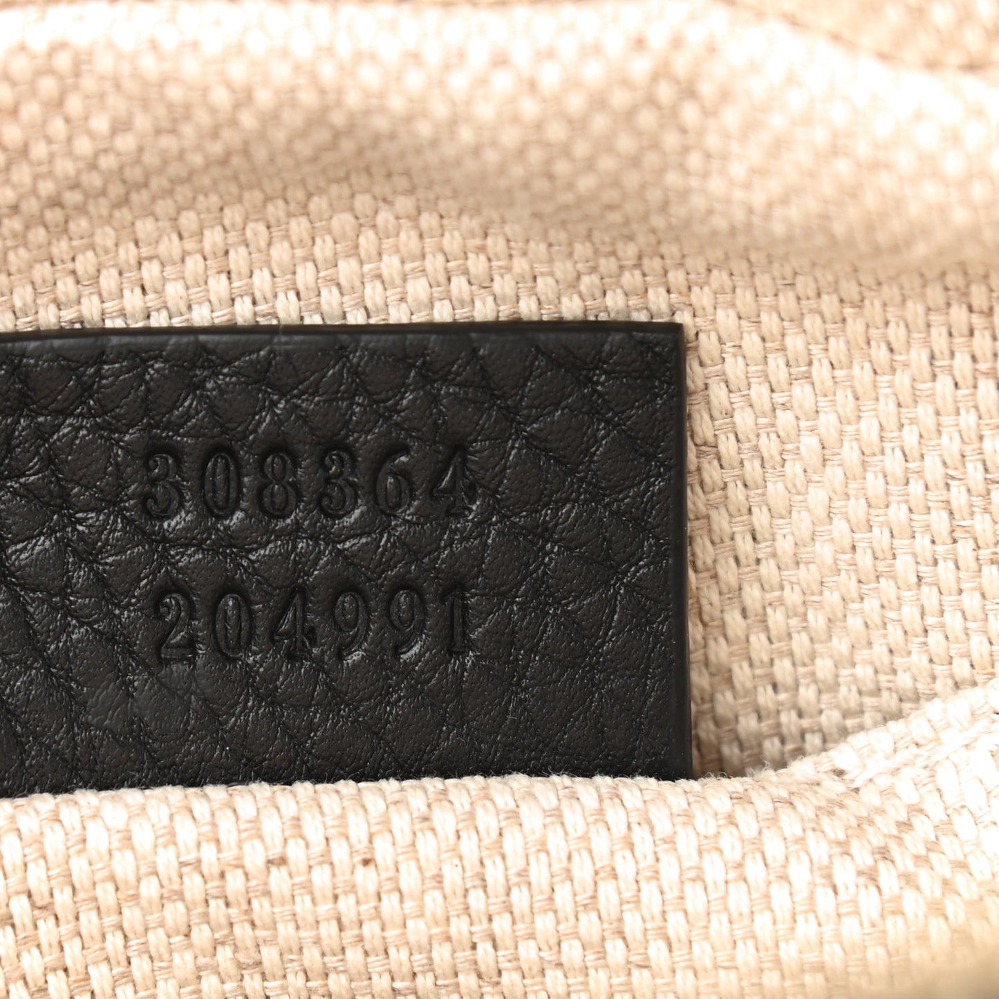 Pebbled Calfskin Small Soho Disco Bag Black