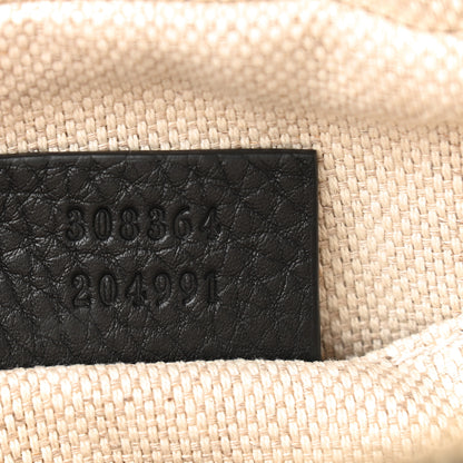 Gucci Pebbled Calfskin Small Soho Disco Bag Black 7 of 10