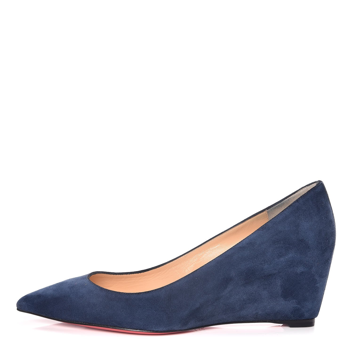 Christian Louboutin Veau Velours Pipina 55 Wedges 36.5 Night 1 of 10