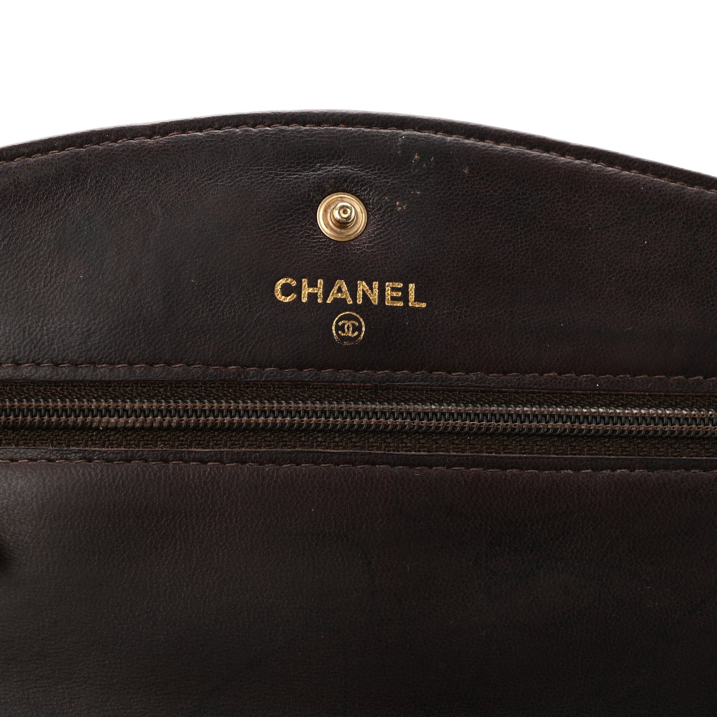 Caviar Timeless CC Wallet On Chain WOC Dark Brown