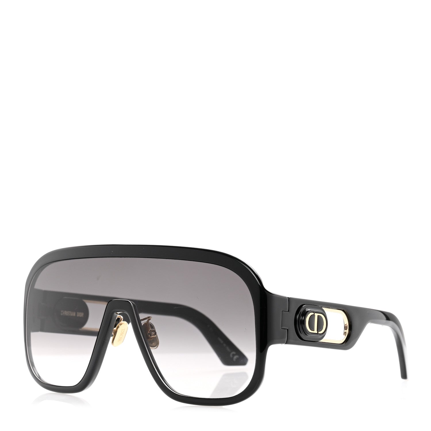 Christian Dior DiorBobbySport M1U Shield Sunglasses Black 1 of 7