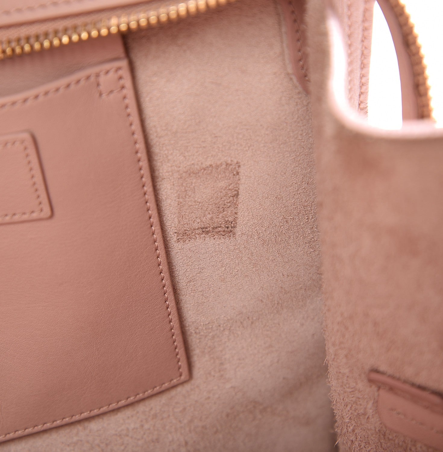 Saint Laurent Calfskin Monogram Small Cabas Pale Blush 9 of 9
