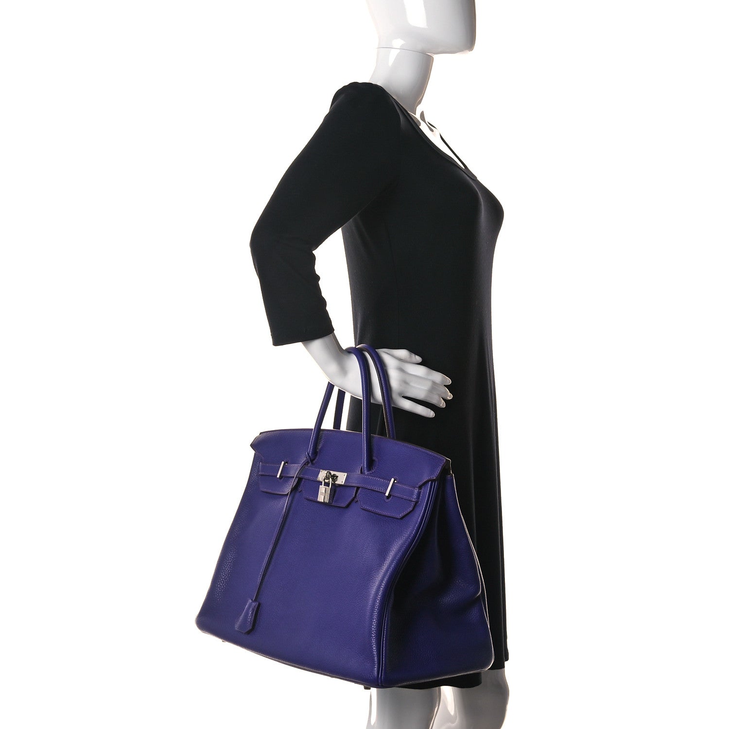 Hermes Togo Birkin 40 Iris 2 of 33