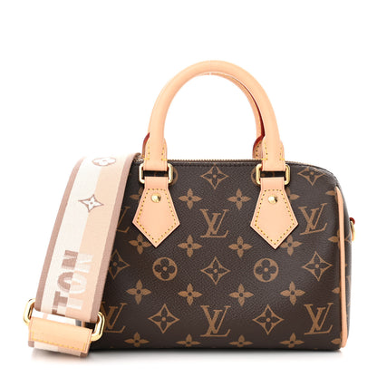 Louis Vuitton Monogram Speedy Bandouliere 20 Beige 1 of 11