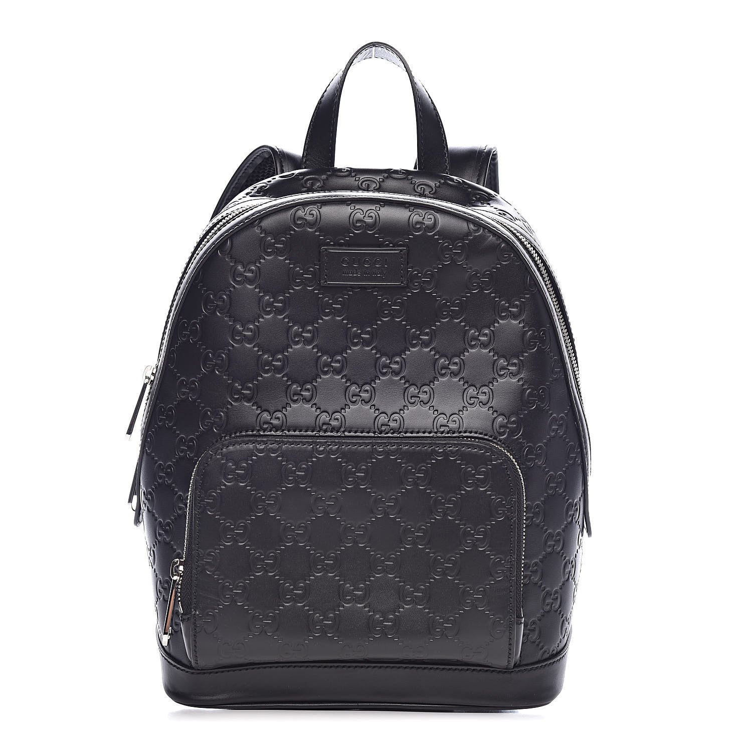 Gucci Guccissima Signature Small Day Backpack Black 1 of 12