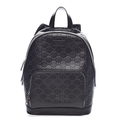 Gucci Guccissima Signature Small Day Backpack Black 1 of 12